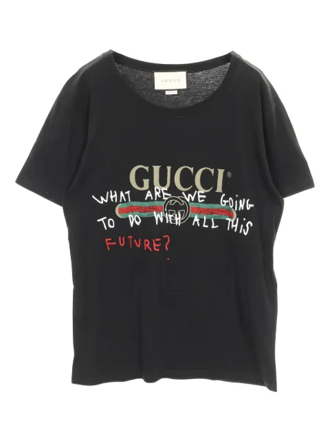 Gucci Pre-Owned t-shirt à col rond (années 2000)