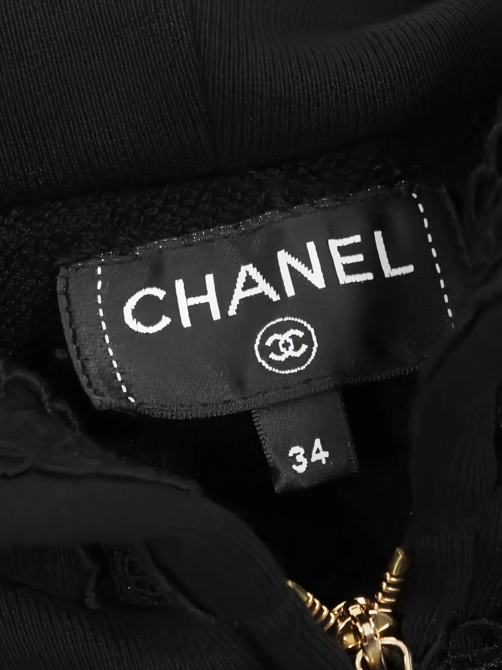 CHANEL Pre-Owned 1986-1988 Coco-mark zip hoodie | Image 2