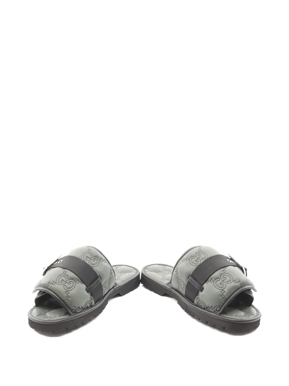 Gucci Pre-Owned 20s GG-quilted buckle sandals | Image 2