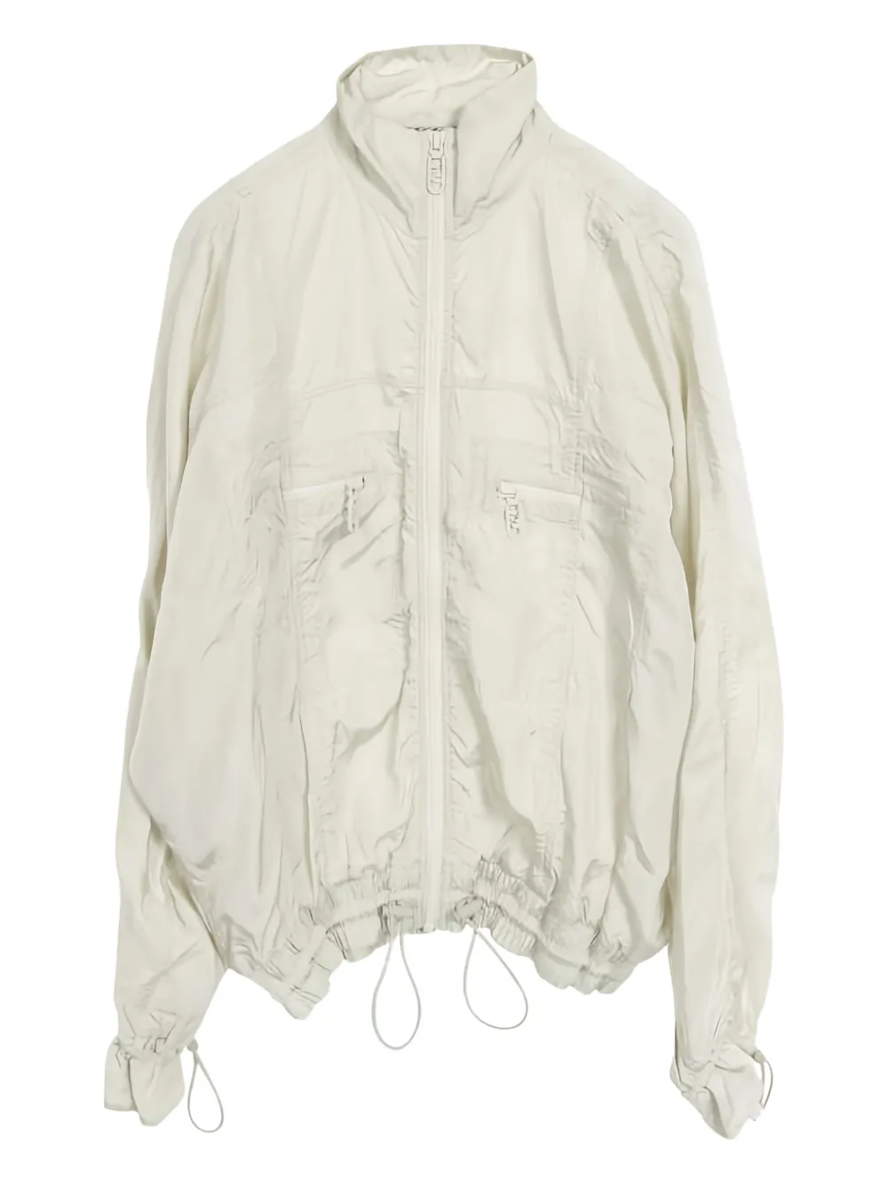 Fendi Pre-Owned 10s x Marc Jacobs zip windbreaker jacket | Neutrals | Image 1