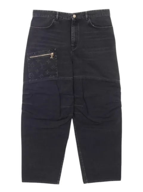 Louis Vuitton Pre-Owned 2020s monogram-detailed jeans