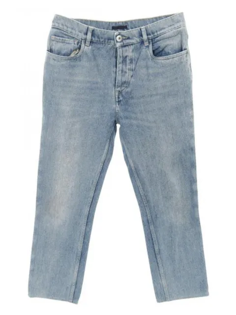 Prada Pre-Owned 2000s 5-pockets triangle-plaque jeans