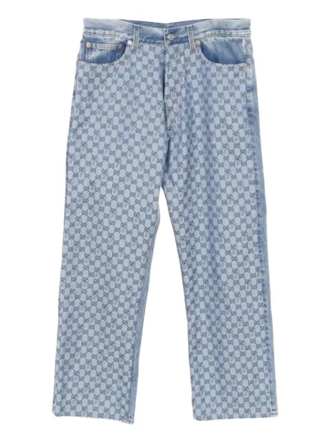 Gucci Pre-Owned 2010s x PALACE GG canvas jeans