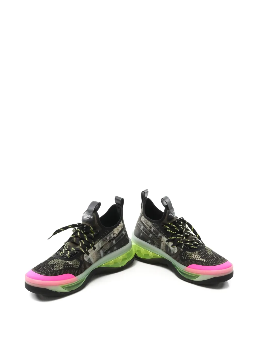 Valentino Garavani Pre-Owned 2010s Cloud camouflage bubble-sole sneakers | Image 2