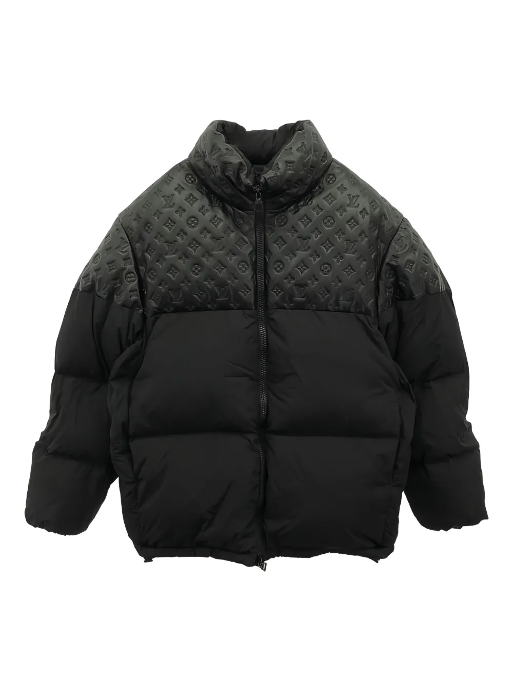 Louis Vuitton Pre-Owned 2010s monogram puffer down jacket | Black | Image 1