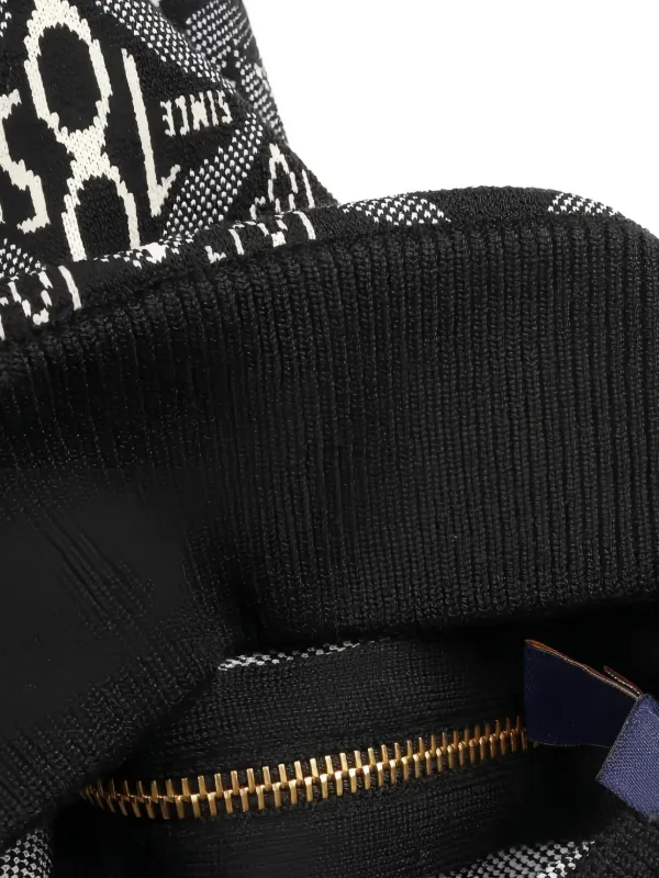 Louis Vuitton Pre-Owned 2010s Monogram Jacquard Mini Skirt Black