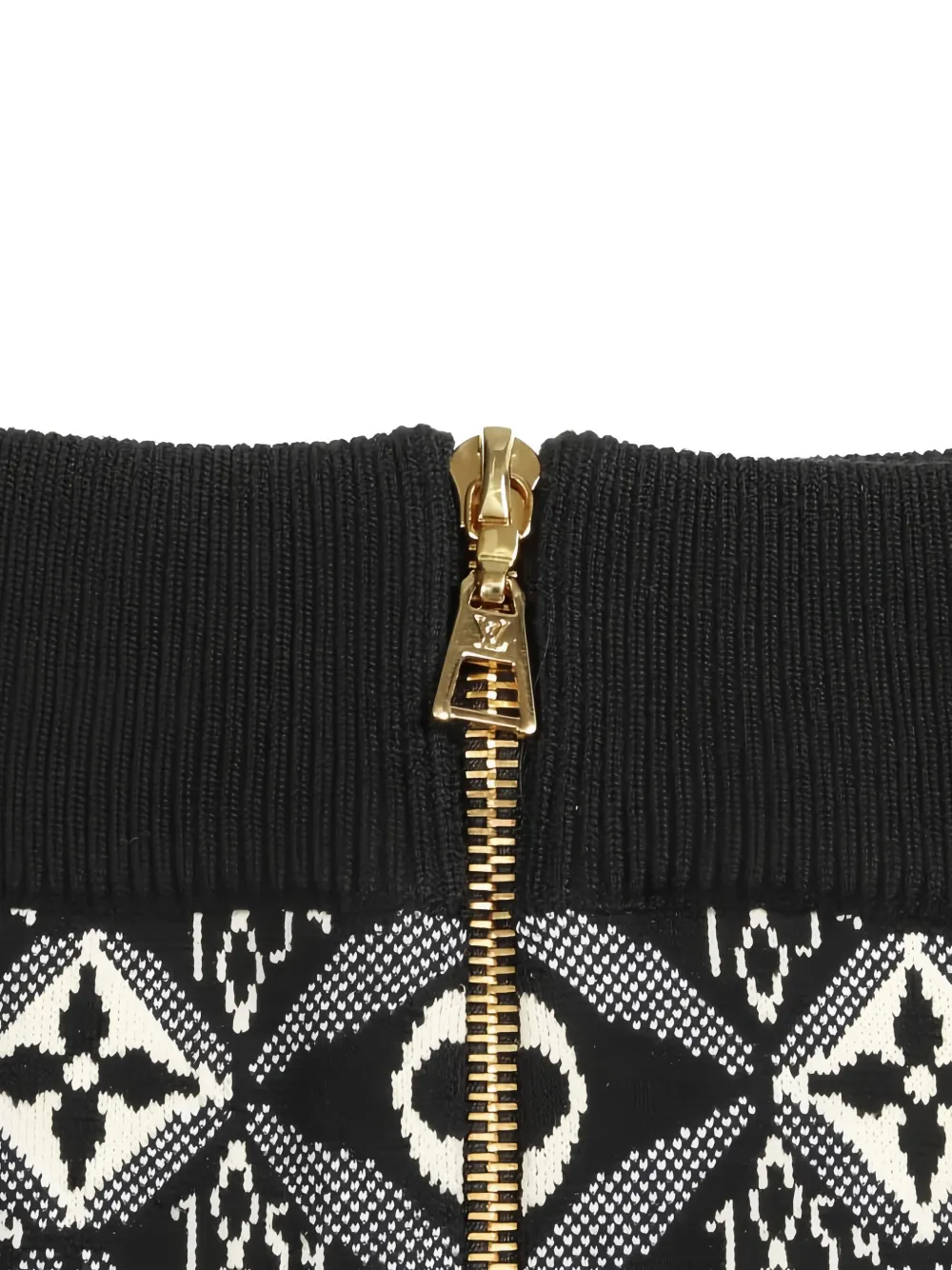 2010s Monogram Jacquard Mini Skirt