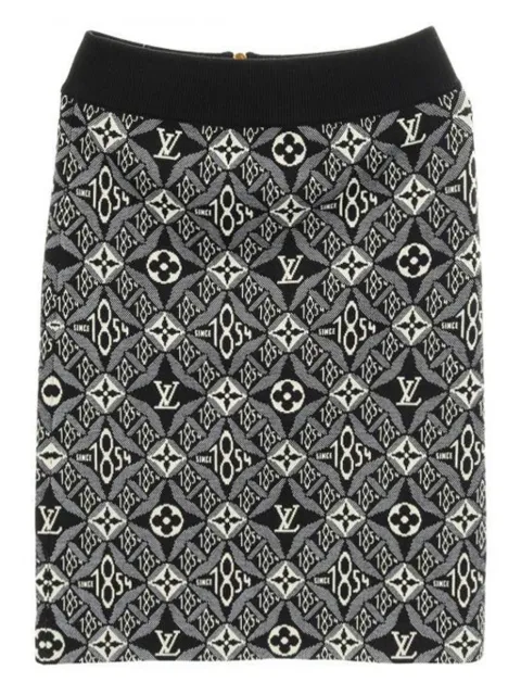 Louis Vuitton Pre-Owned falda corta con monograma en jacquard 2010