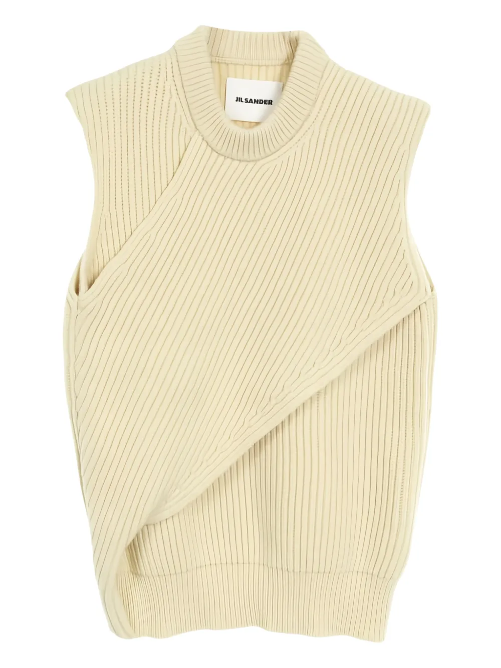Jil Sander Pre-Owned 2010s knitted vest | Neutrals | Image 1