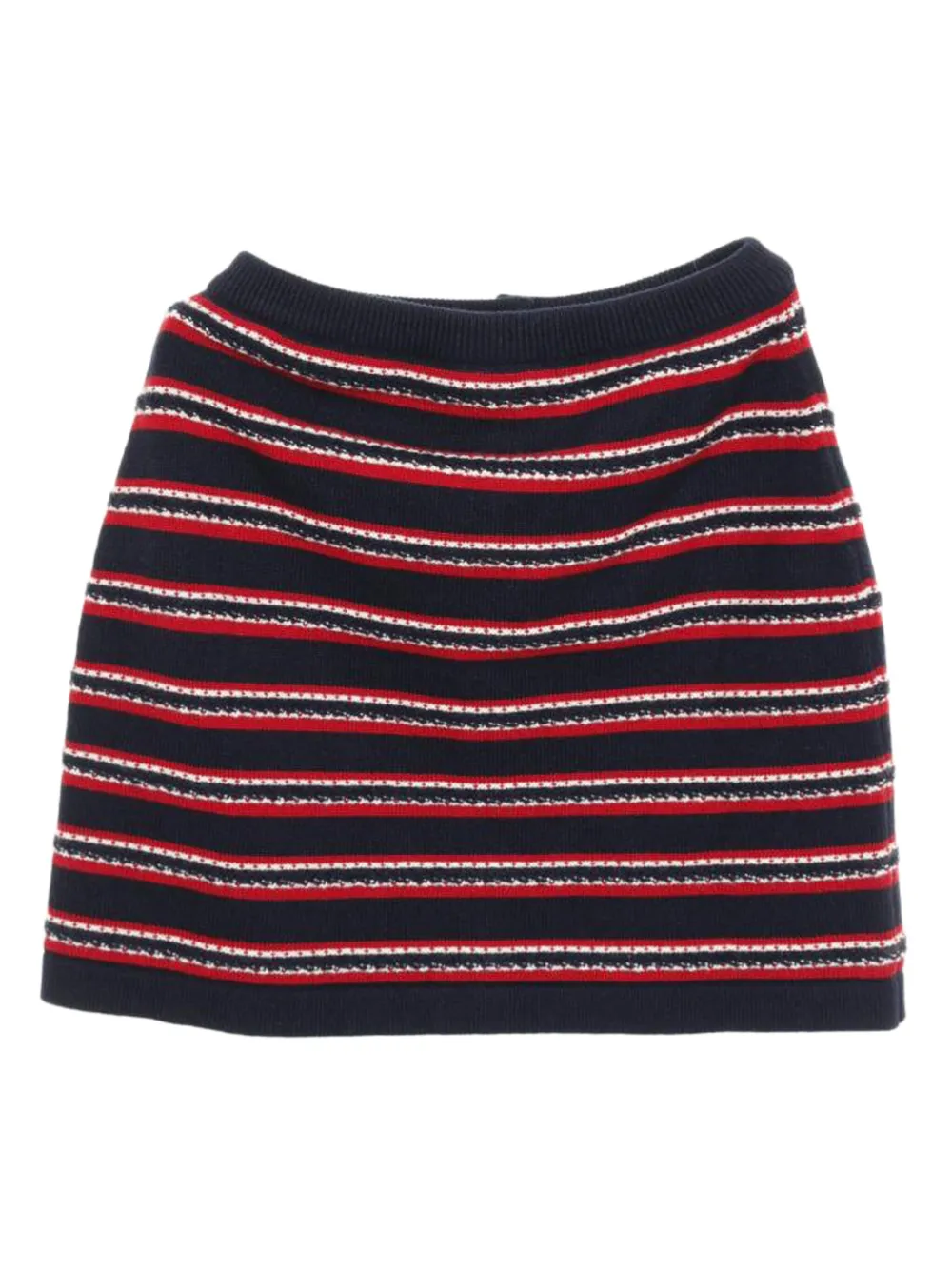 CHANEL Pre-Owned 1986-1988 button striped mini skirt | Image 2