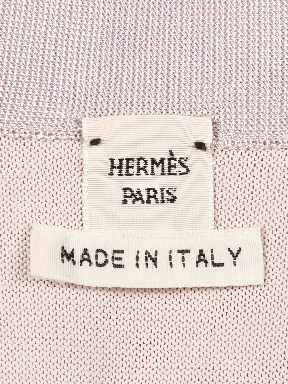 Pre-owned Hermes 2010s V-neck Knitted Sweater In Purple