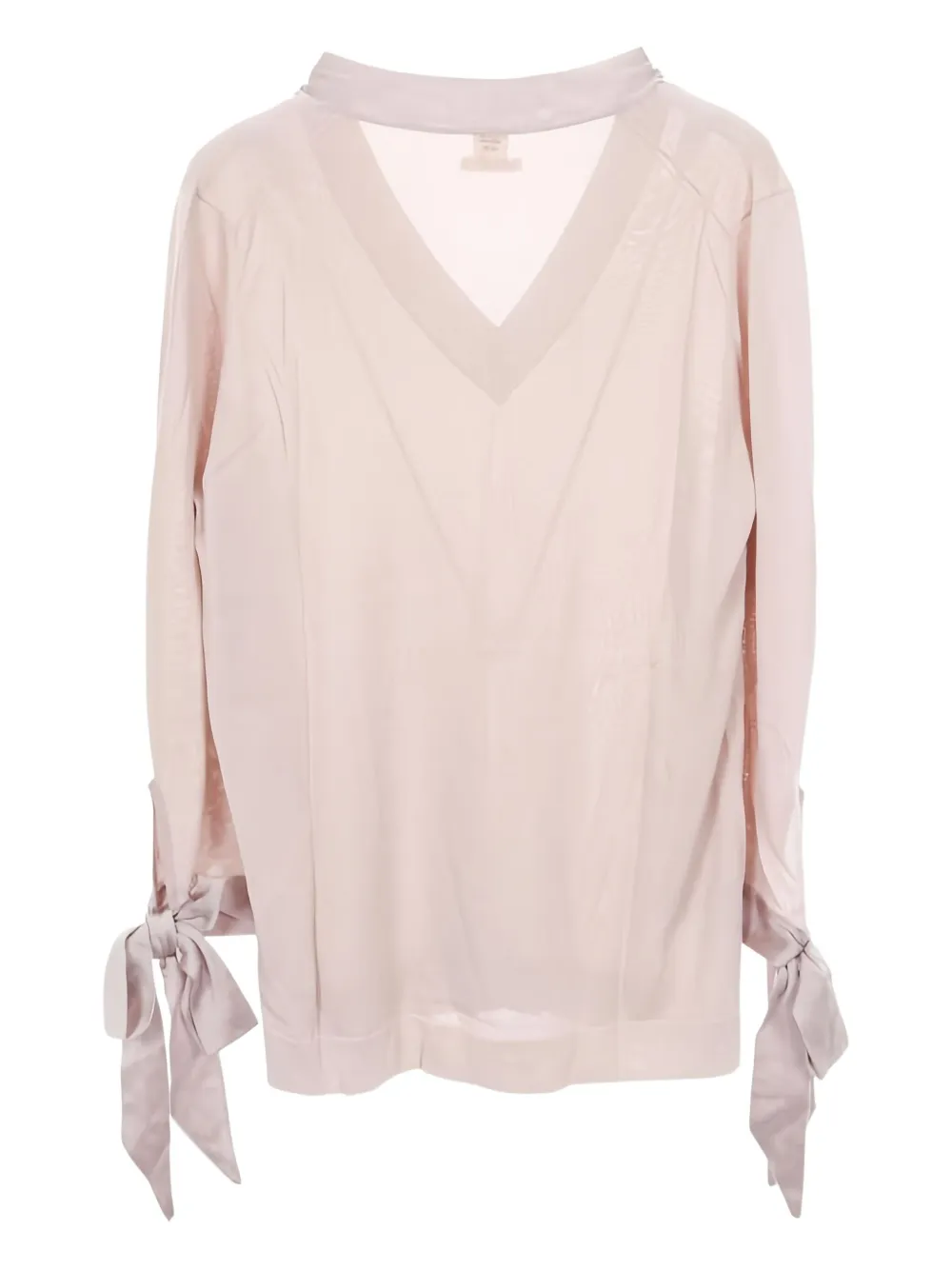 Hermès Pre-Owned 2010s V-neck knitted sweater | Image 2