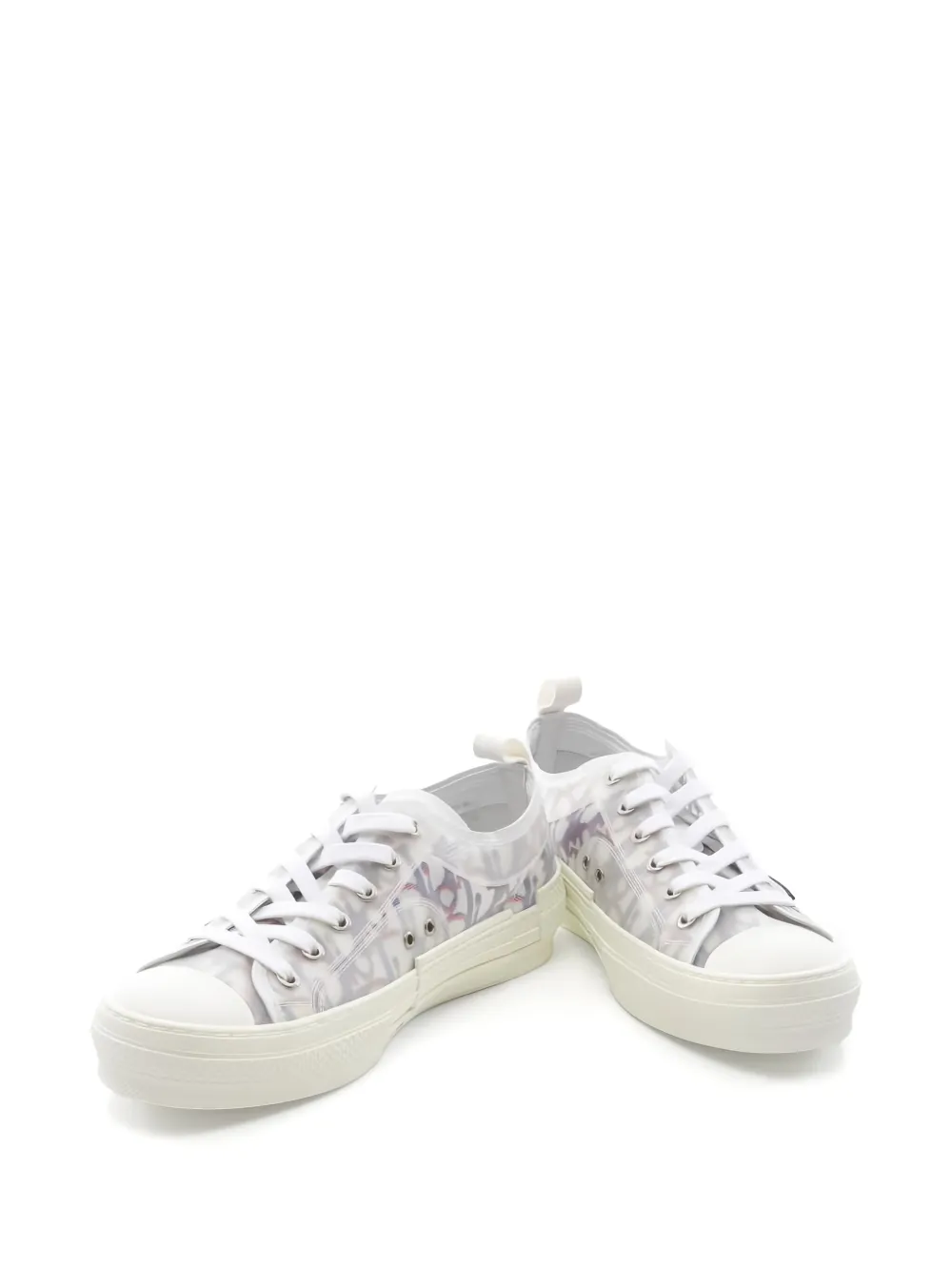 Christian Dior Pre-Owned 2010s B23 Oblique low-top sneakers - Wit