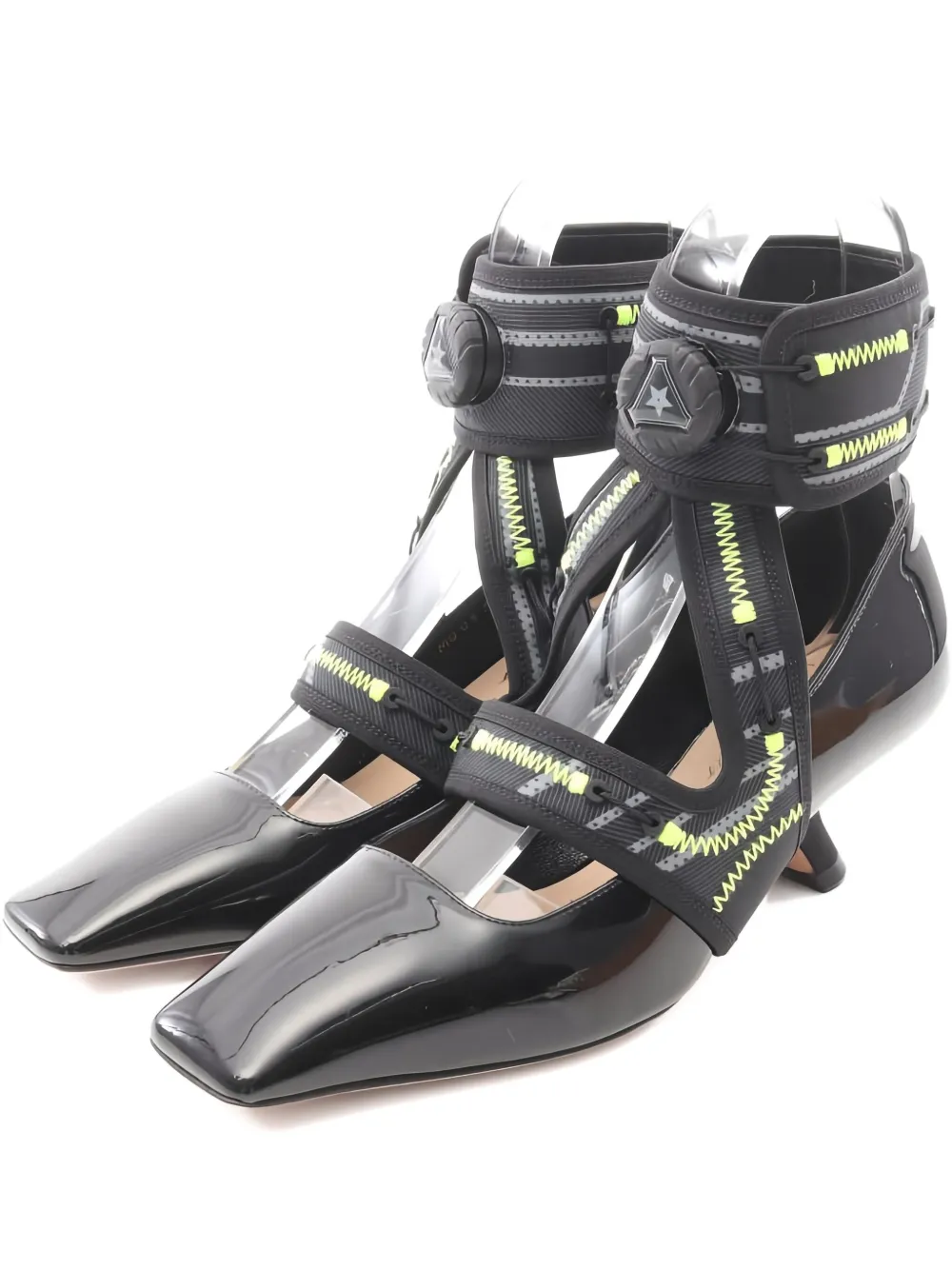 Christian Dior Pre-Owned x Roger Vivier 2010s 45mm 62-22 pumps | Black | Image 1