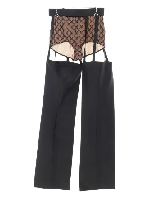 Gucci Pre-Owned pantalones con motivo GG 2010