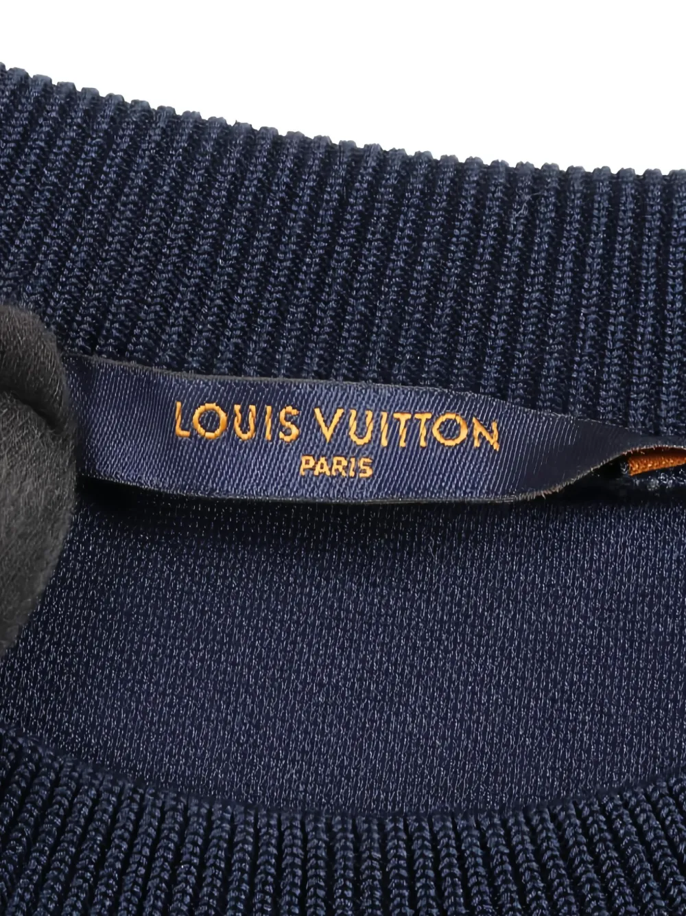 Pre-owned Louis Vuitton 2010s Tapestry Monogram Sweatshirt In Blue