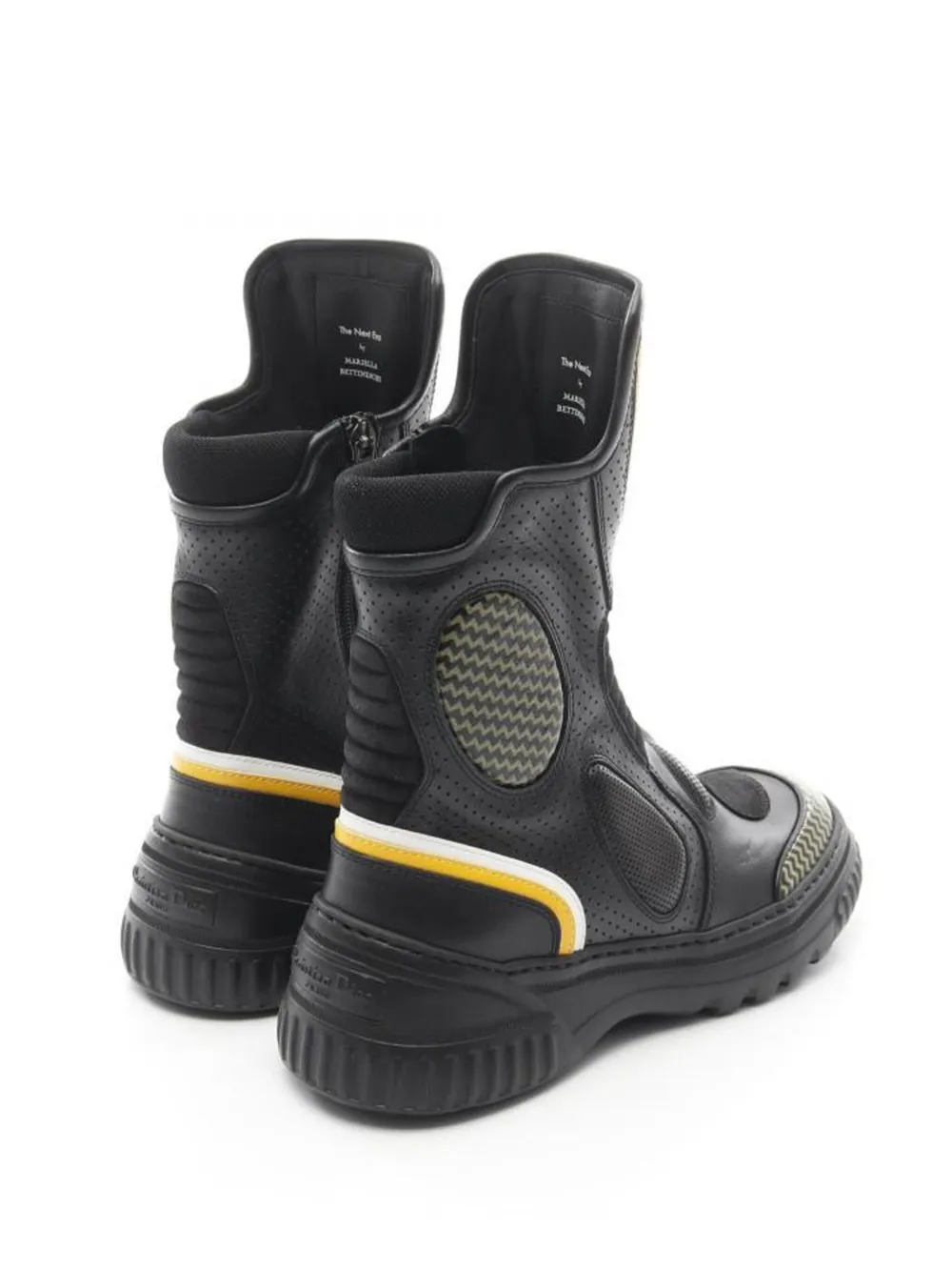 Christian Dior Pre-Owned 2010s 40mm perforated panelled boots | Image 2
