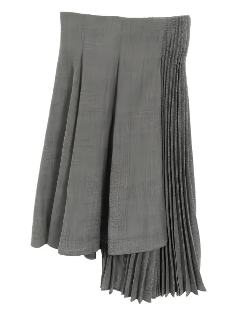 Christian Dior Pre-Owned 2010s pleated wool skirt
