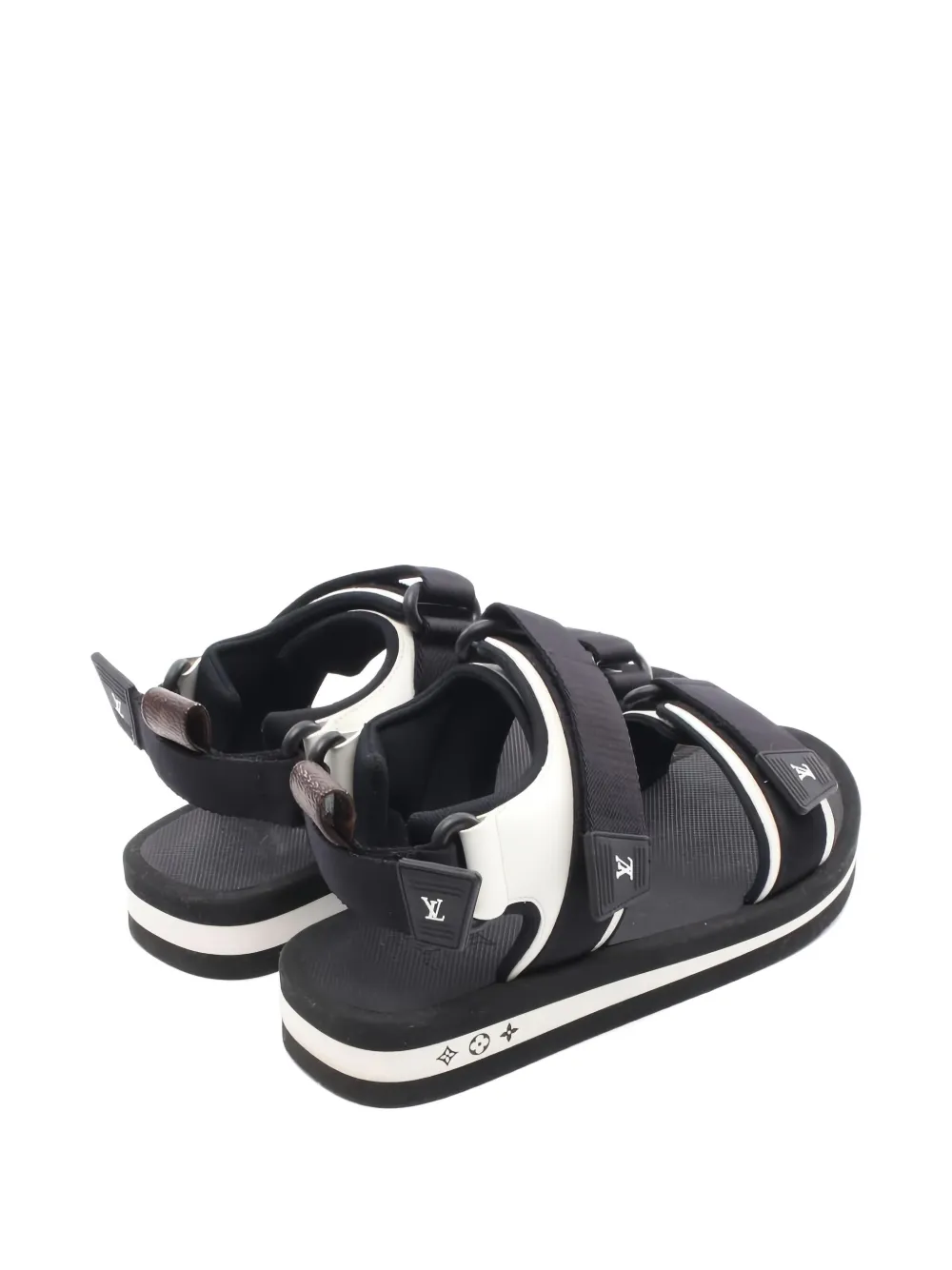 Louis Vuitton Pre-Owned 2010s 30mm Arcade Line monogram-detail sandals | Image 2