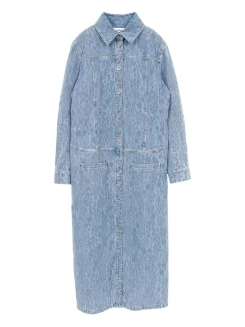 CHANEL Pre-Owned vestido midi con motivo Camellia 1986-1988