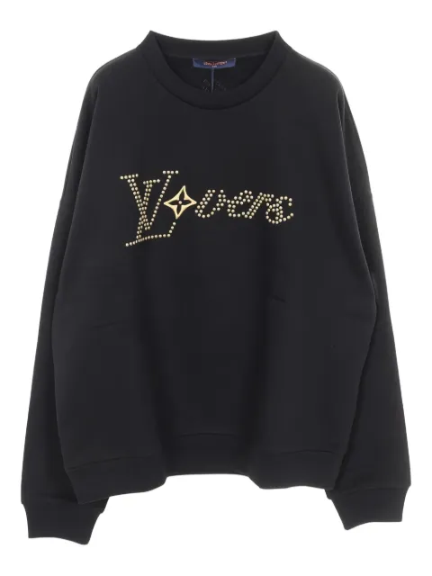 Louis Vuitton Pre-Owned 2020s signature-studs sweatshirt