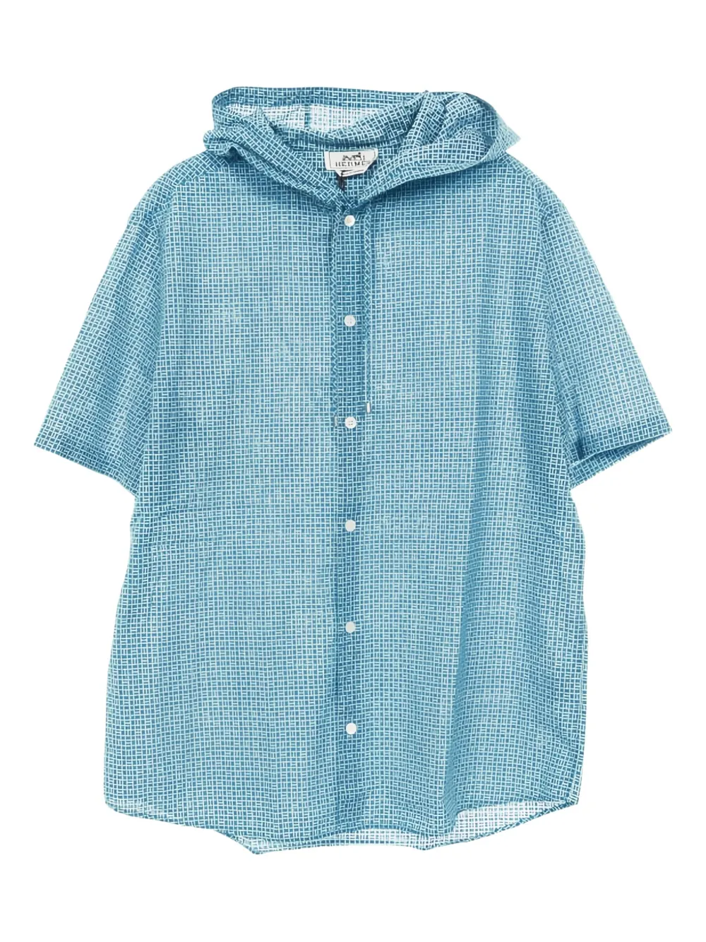 Hermès Pre-Owned camisa con estampado geométrico 2020 | azul | Image 1