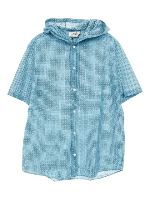 Hermès Pre-Owned 2020s geometric-print shirt