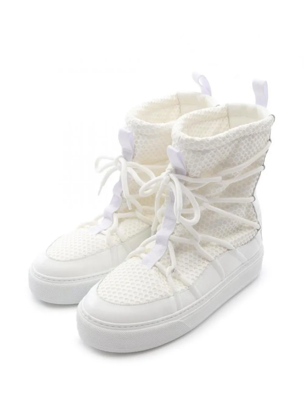 Christian Dior Pre-Owned 2010s 35mm lace-up boots | White | Image 1