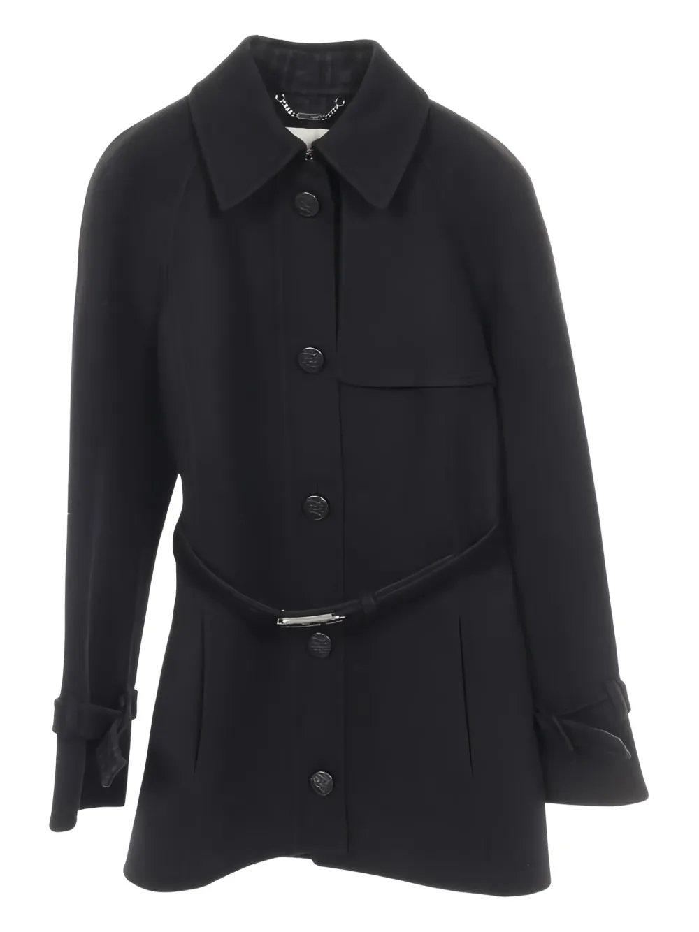 Fendi Pre-Owned 2010s button coat | Black | Image 1