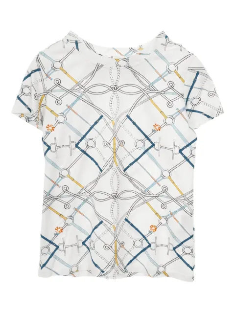 Hermès Pre-Owned 2010s logo-print T-shirt