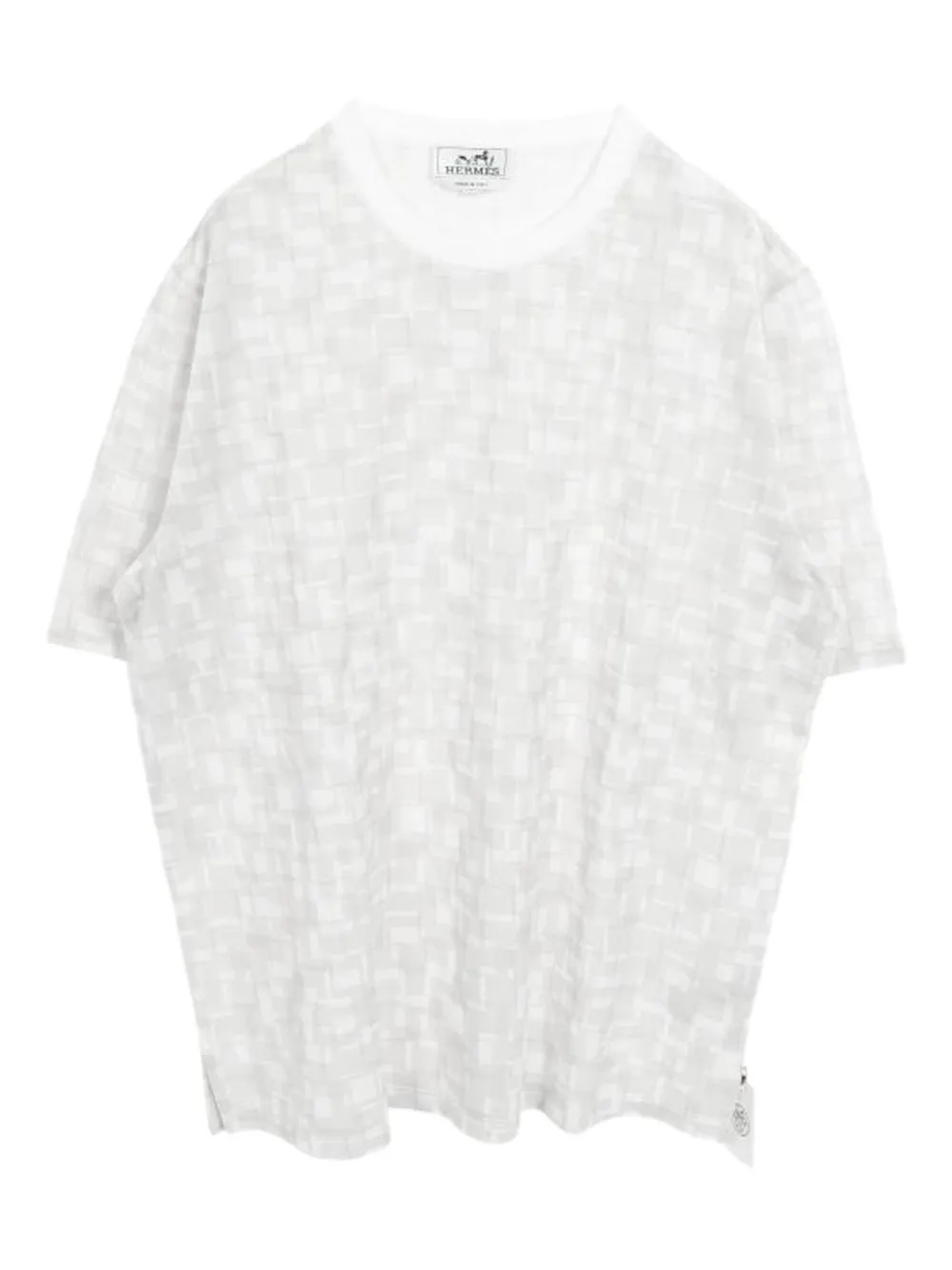 Hermès Pre-Owned 2010S crew-neck T-shirt | Grey | Image 1