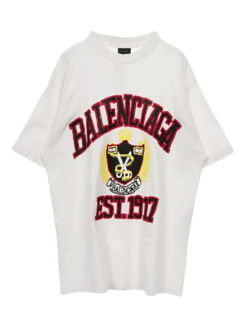 Balenciaga Pre-Owned 2010s crew-neck logo T-shirt