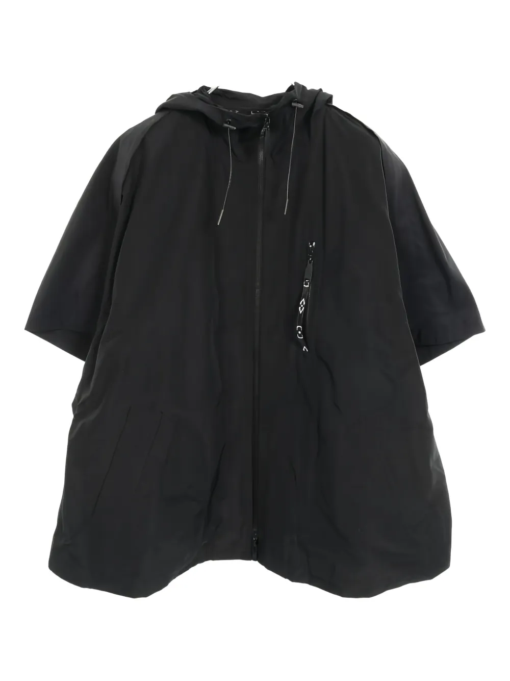 Louis Vuitton Pre-Owned 2010 monogram hooded poncho - ブラック Louis Vuitton Pre-Owned 2010 monogram hooded poncho - ブラック