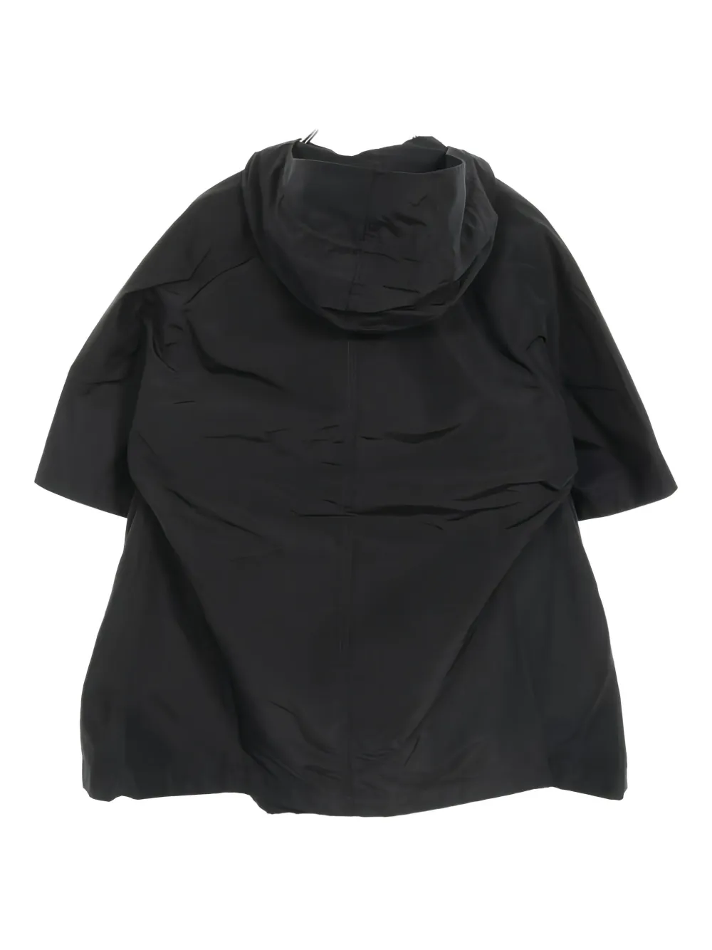 Pre-owned Louis Vuitton 2010 Monogram Hooded Poncho In Black