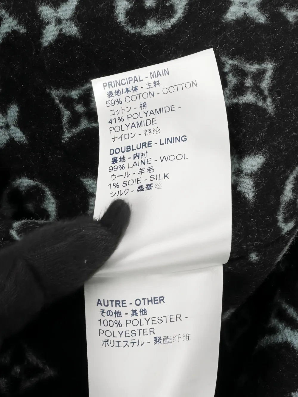 Pre-owned Louis Vuitton 2010 Monogram Hooded Poncho In Black