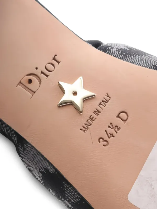 Christian Dior Pre-Owned 2010s ミッツァ レオパード パンプス