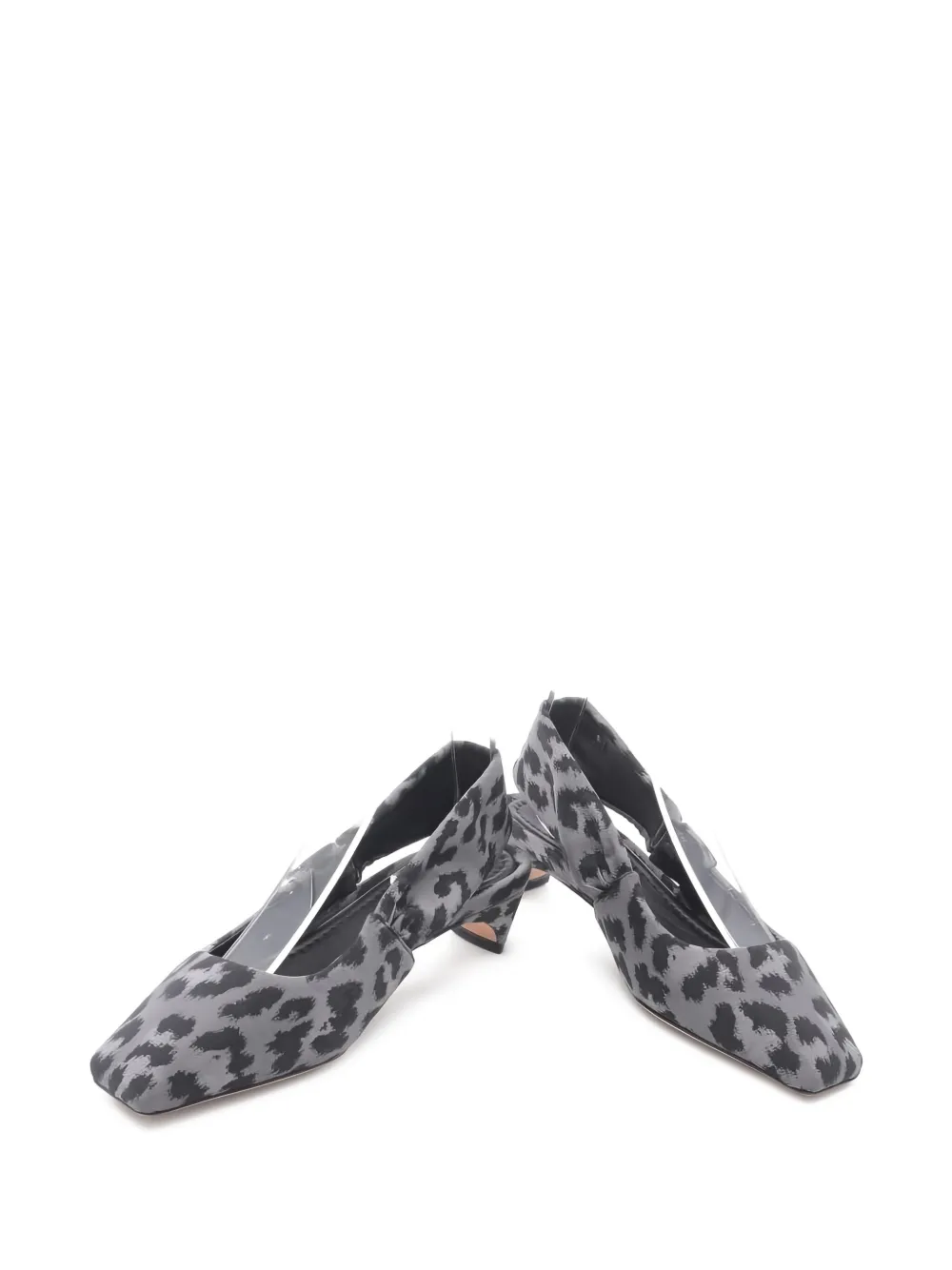 Christian Dior Pre-Owned 2010 Mizza  leopard fabric pumps | Image 2