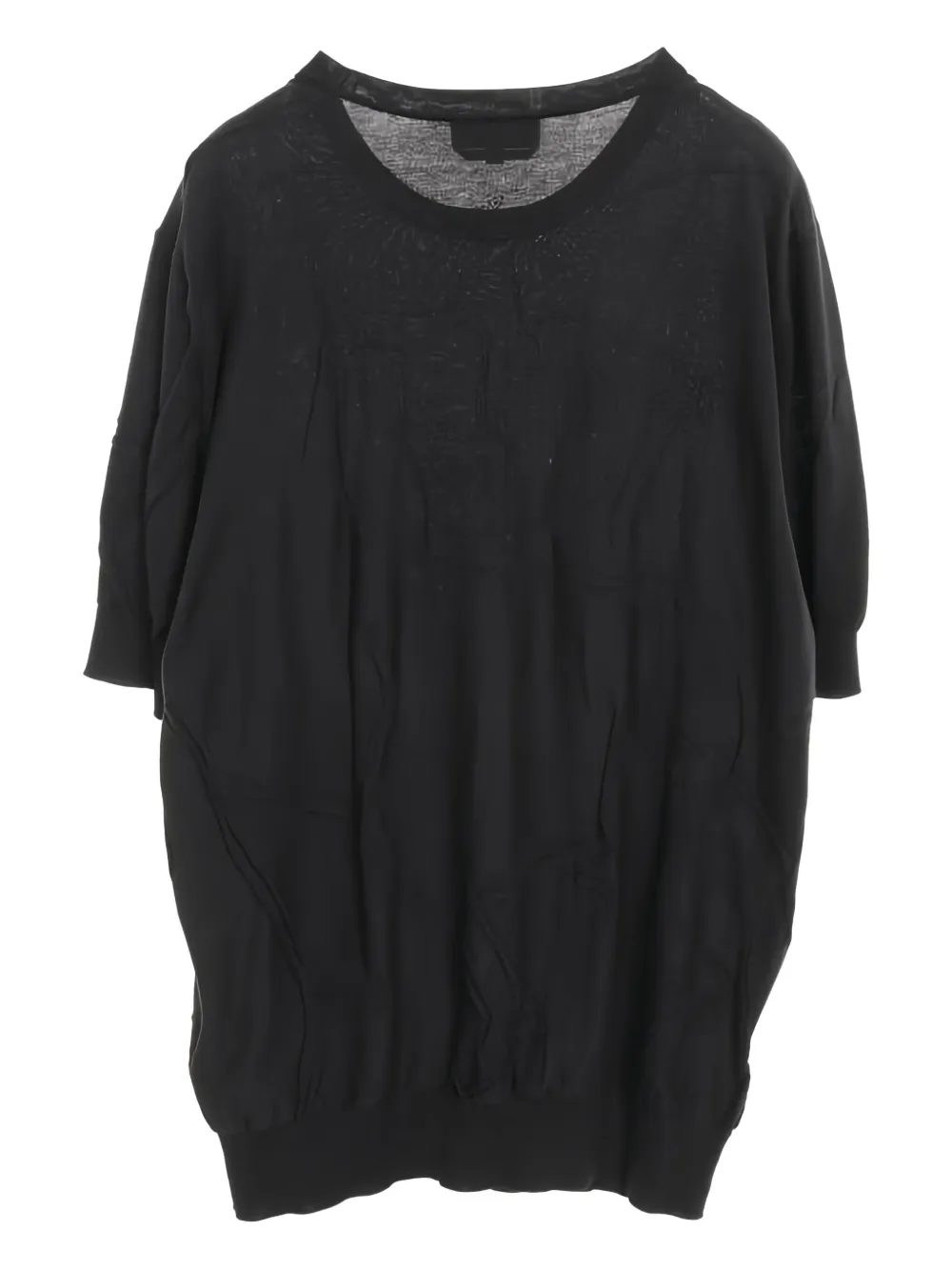 Hermès Pre-Owned 2010 short sleeve wool knitwear | Black | Image 1