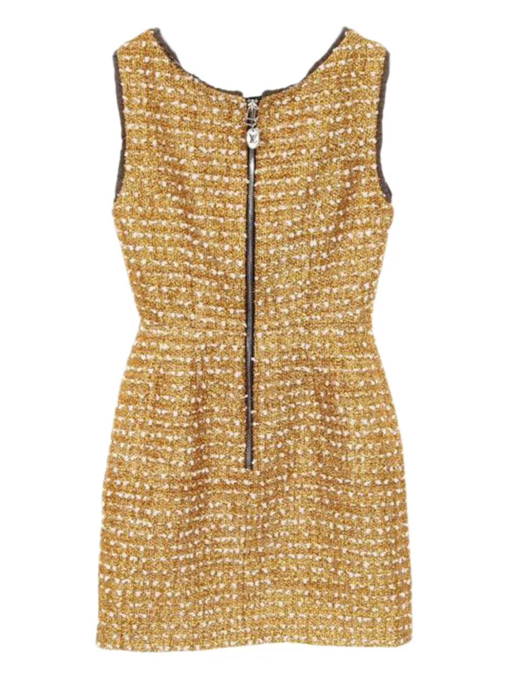 Louis Vuitton Pre-Owned 2010 tweed sleeveless one piece | Image 2