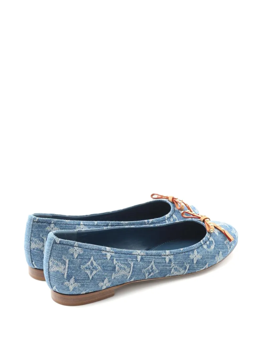 Louis Vuitton Pre-Owned 2020 Nina monogram bow ballerina pumps | Image 2