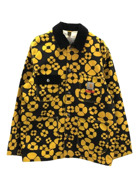 Marni Pre-Owned x Carhart 2010 floral corduroy jacket
