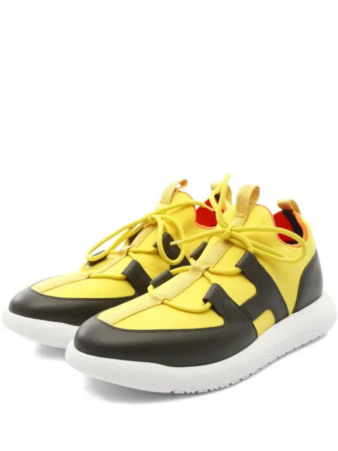 Hermès Pre-Owned 2020 duel leather sneakers