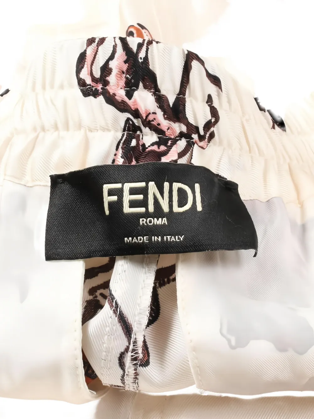 Fendi Pre-Owned 2010s Astrology Harp silk shorts | Image 2