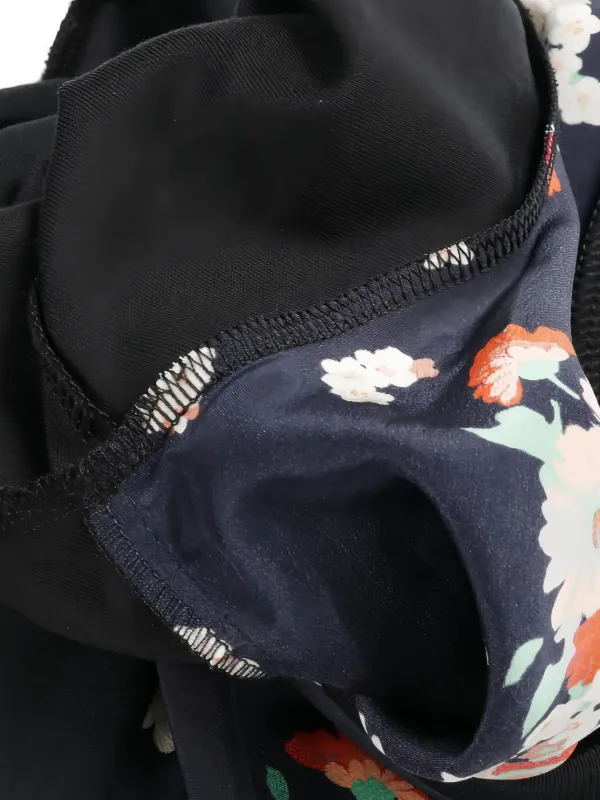 Louis Vuitton Pre-Owned モノグラム ワンピース水着 | ブラック