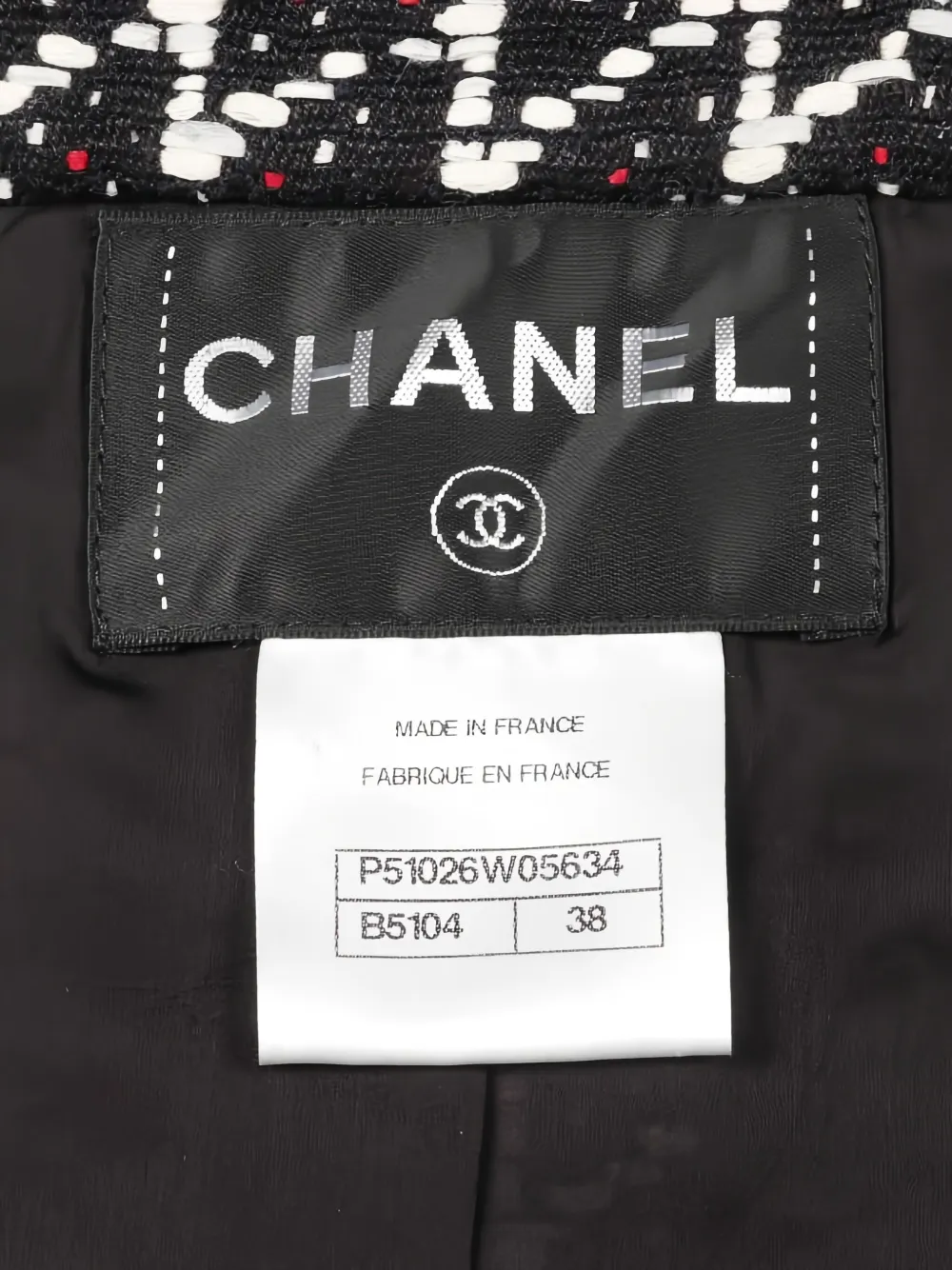 Pre-owned Chanel 1986-1988 Lace-panel Button Jacket In Black