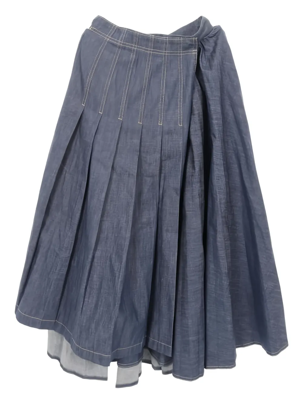 Christian Dior Pre-Owned 2010s denim wrap skirt | Blue | Image 1