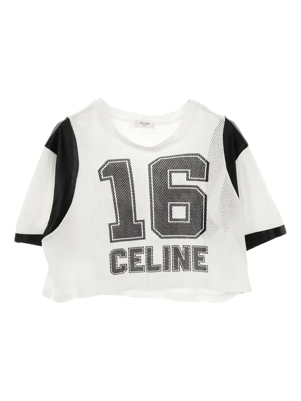 Celine Pre-Owned T-Shirt mit Print - Weiß