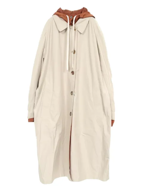 Miu Miu Pre-Owned hooded reversible coat