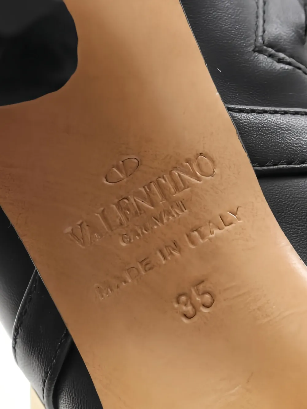 Pre-owned Valentino Garavani 2020s Rockstud Leather Boots In Black