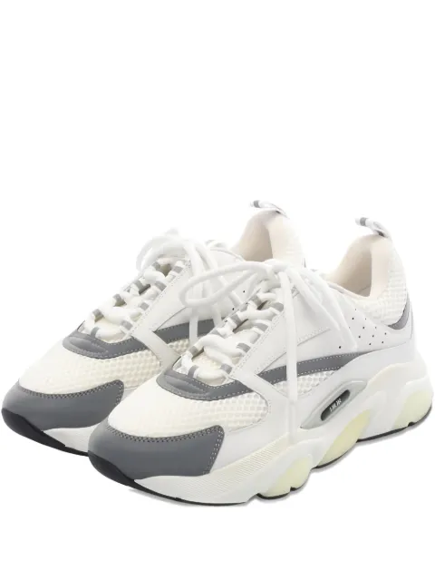 Christian Dior Pre-Owned 2010s mesh Leather Sneakers